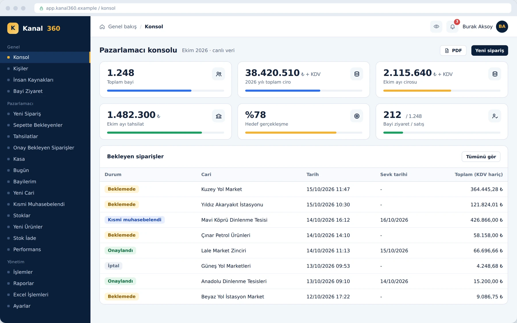 Bayi360 - B2B Field Sales and Distribution Platform showcase image