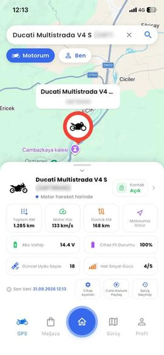 Live tracking