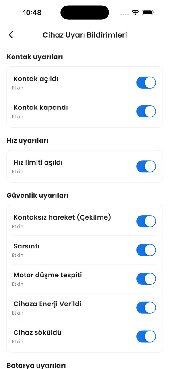 Event-based alerts