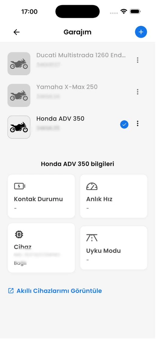 Multi-motorcycle garage