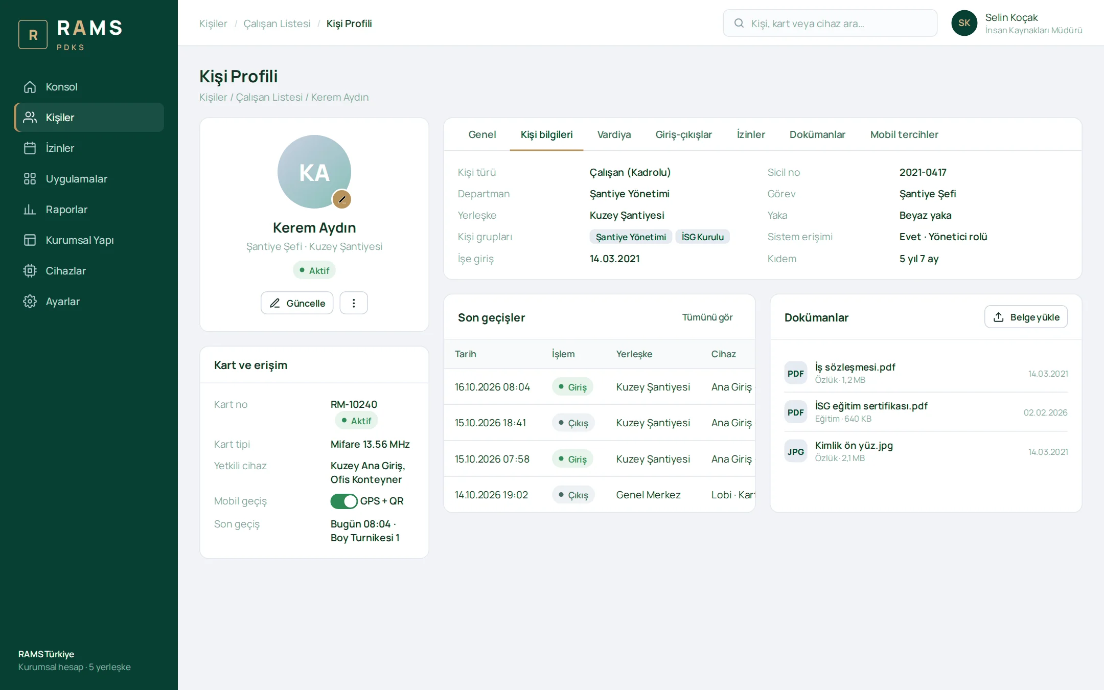 Person Profile
